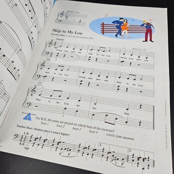 FJH Piano Lesson Sheet Music Books Level 2A-B 3A-B 4 5 Intermed Advanced Set 6 - Picture 4 of 16